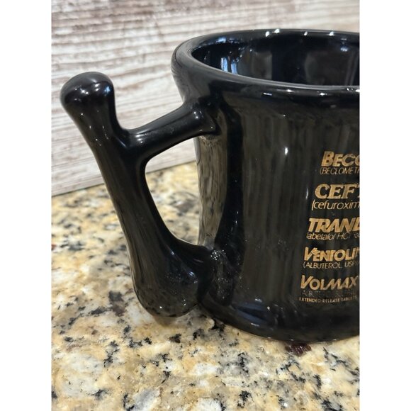 Pride In Pharmacy Mortar And Pestle Look 12 oz Coffee Mug Allen & Hanburys - Picture 4 of 6